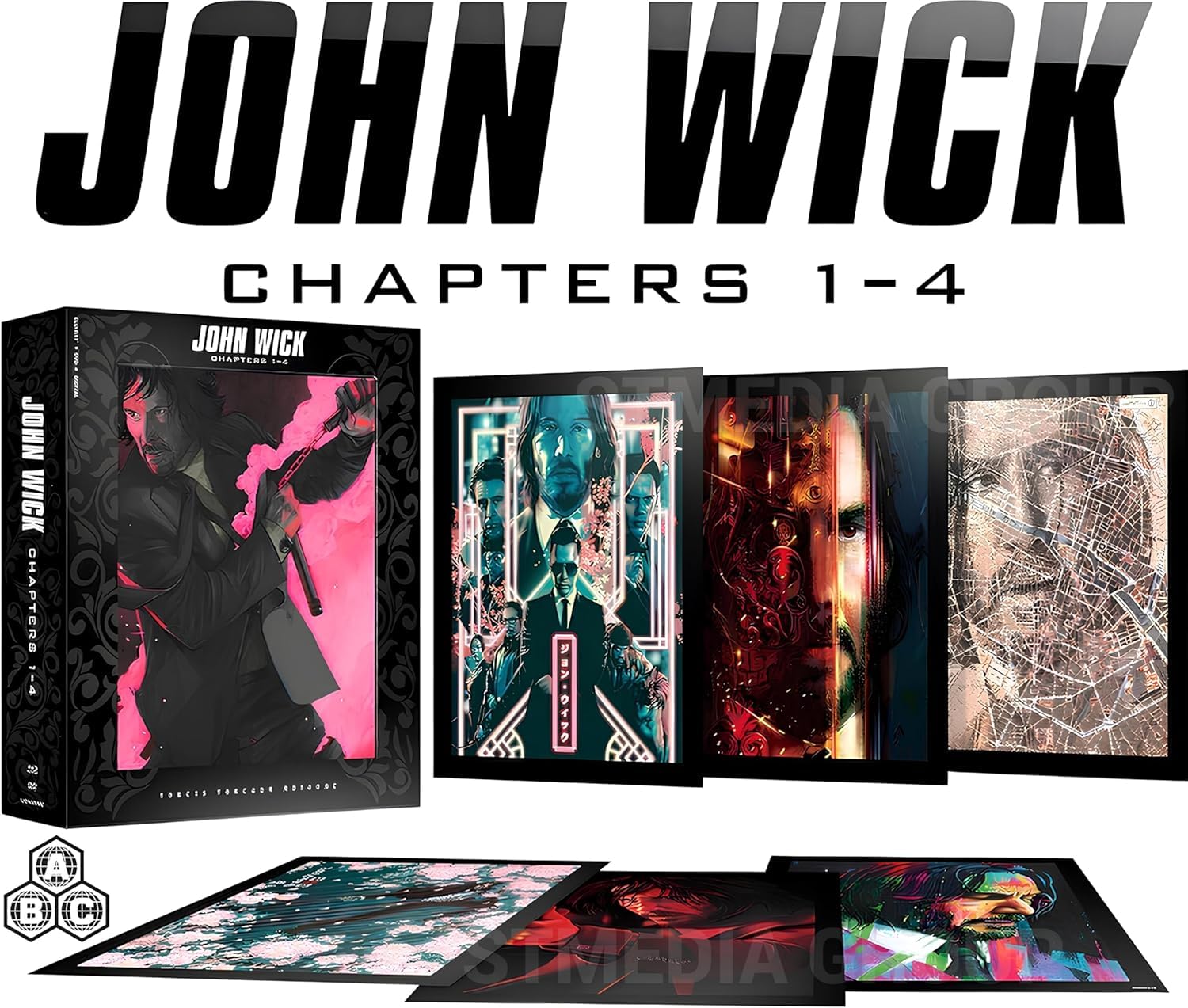 John Wick Chapter 1-4 (Blu-ray + DVD + Digital Copy) product cover