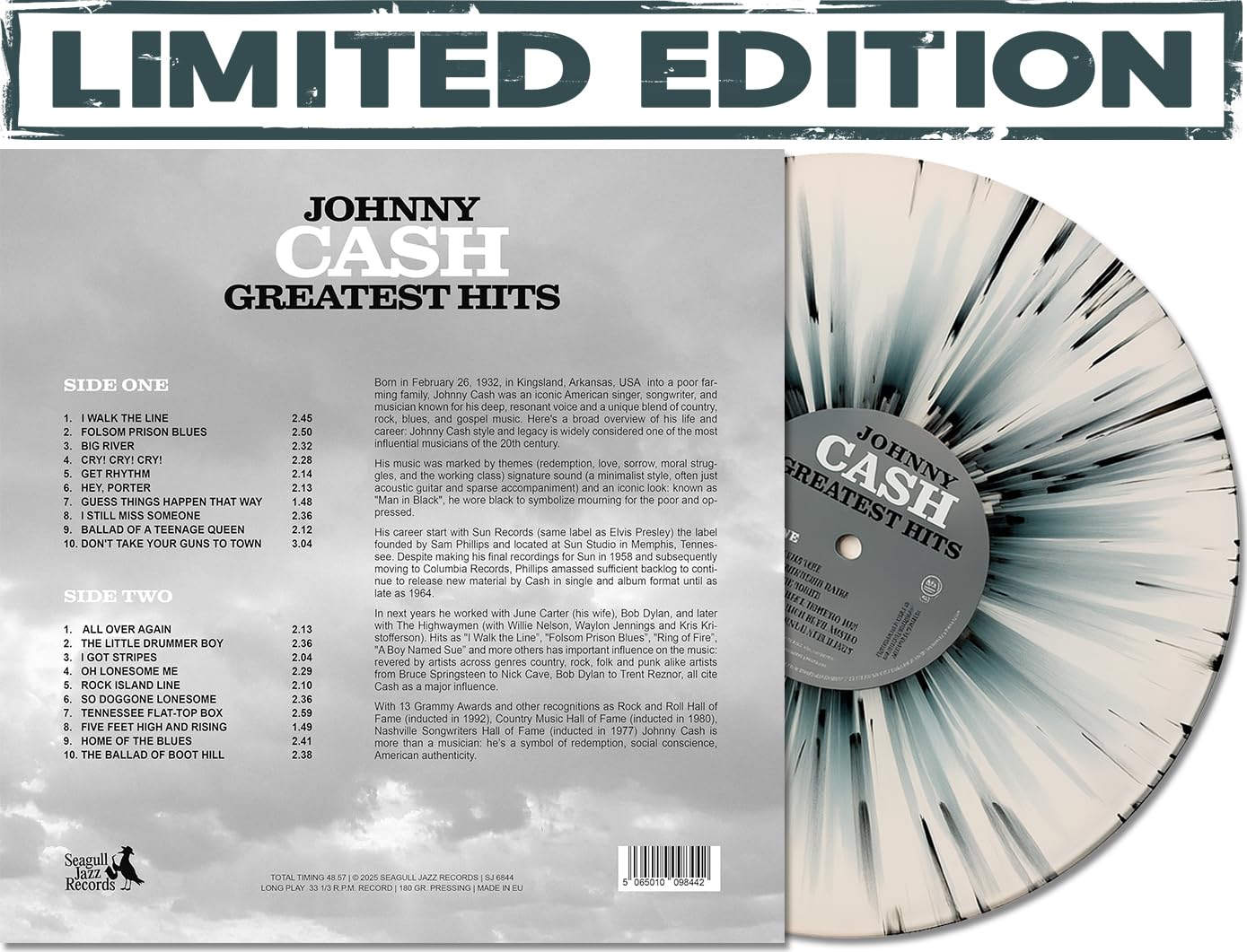 Johnny Cash – Greatest Hits [Limited Color Edition] [LP] [Vinyl] product image 2