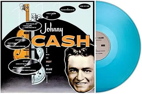 Johnny Cash - With His Hot And Blue Guitar (180g) (turquoise vinyl) - Vinyl LP product cover