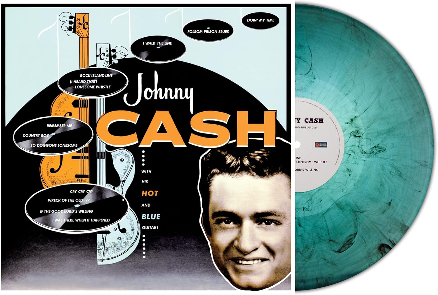 Johnny Cash – With His Hot And Blue Guitar – Limited Edition [LP] [Colored Vinyl][LP] product cover