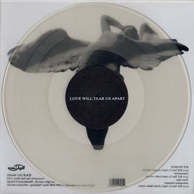 Joy Division Love Will Tear Us Apart (Clear Vinyl) [Import]