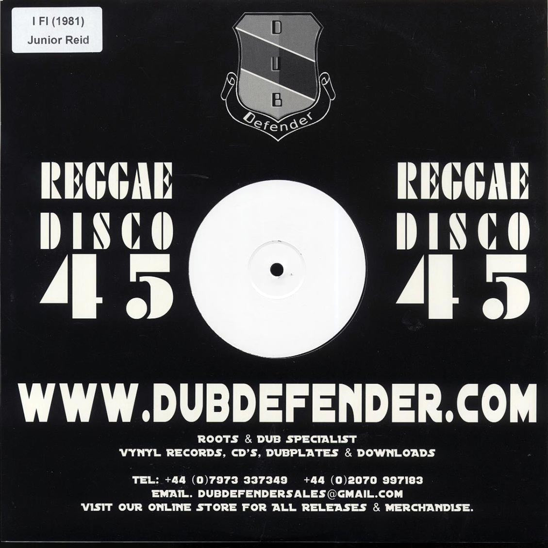 Jr. Reid - If I (Extended Mix) / If I Dub product cover