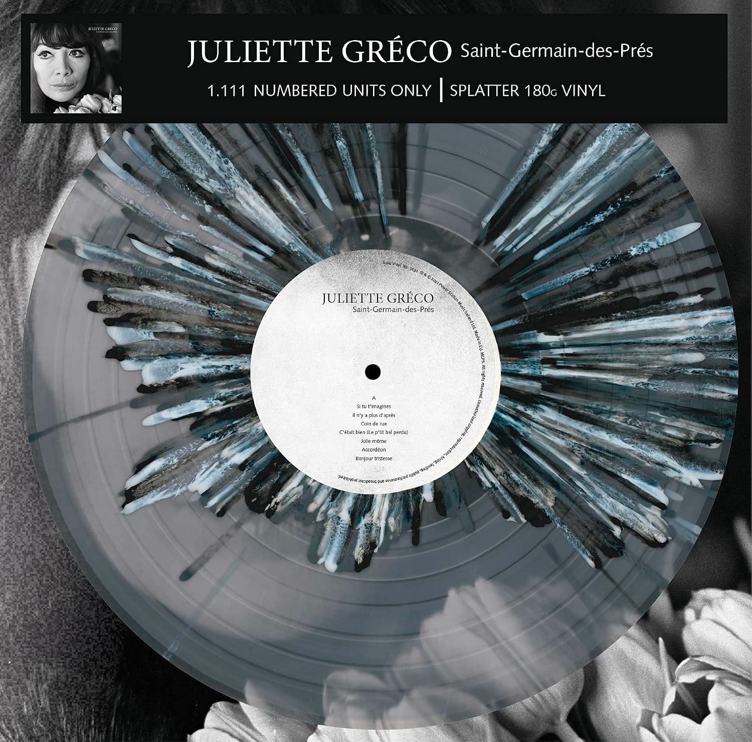Juliette Gréco: Saint-Germain-des-Prés (Compilation Album) [LP] [Limited Splatter Vinyl] product cover