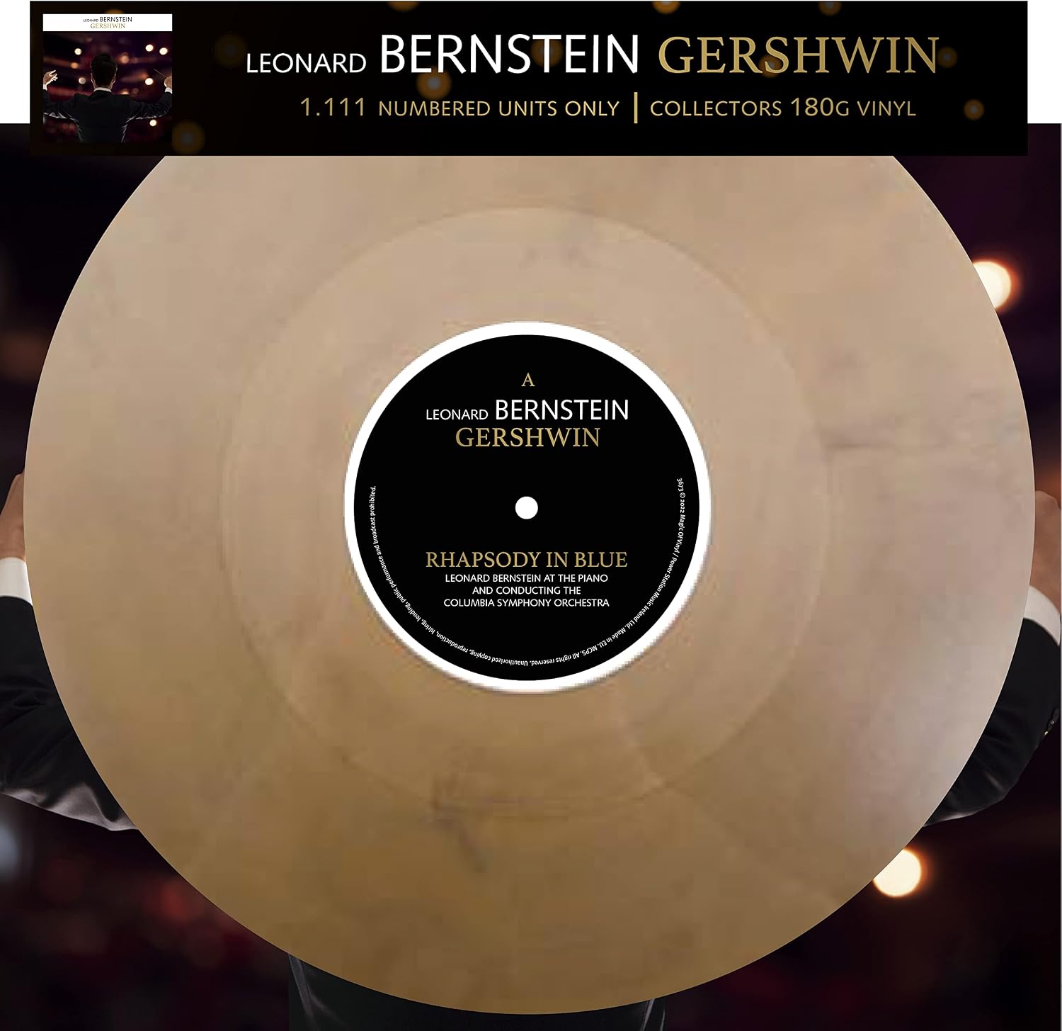 Leonard Bernstein Bernstein: Gershwin (Vinyl Record) 12" Album Coloured Vinyl product cover