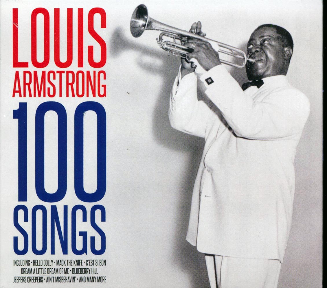 Louis Armstrong - 100 Songs (100 tracks) (4xCD) (deluxe 4-fold digipak) product cover