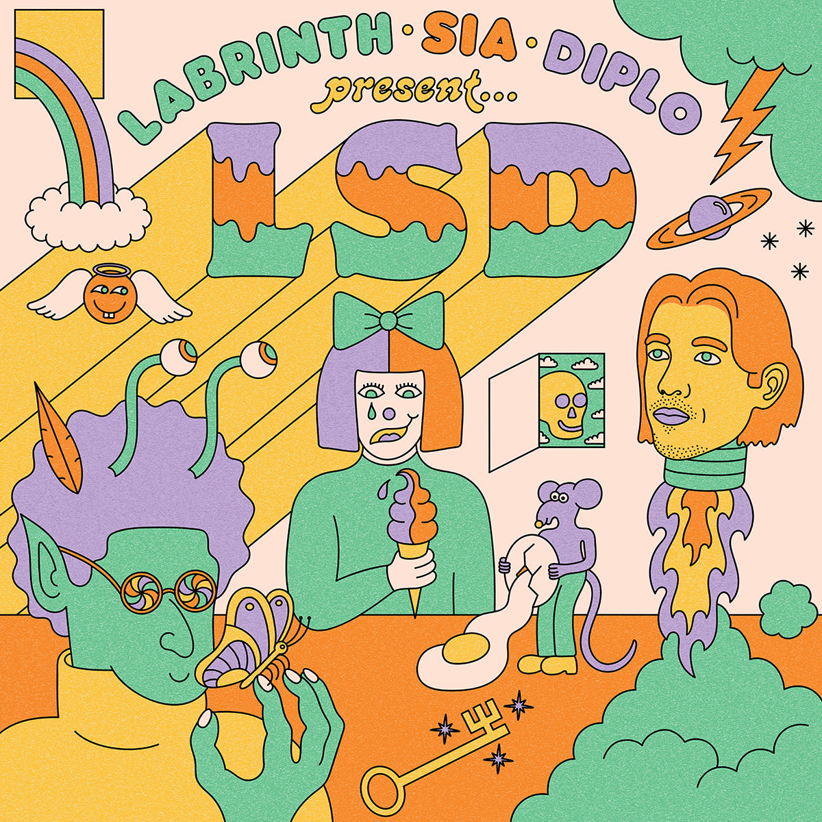 LSD Feat. Labrinth, Sia and Diplo LSD (5th Anniversary Edition) (Colored Vinyl, Green, Anniversary Edition, Alternate Cover)