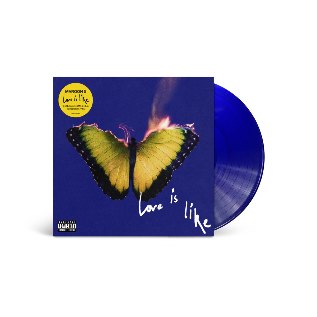 Maroon 5 Love Is Like (Indie Exclusive) (Electric Blue Transparent Vinyl)