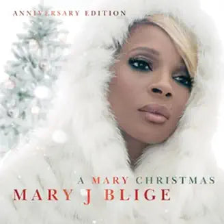 Mary J. Blige - A Mary Christmas: Anniversary Edition [Indie Exclusive Limited Edition Translucent Green 2 LP] product cover