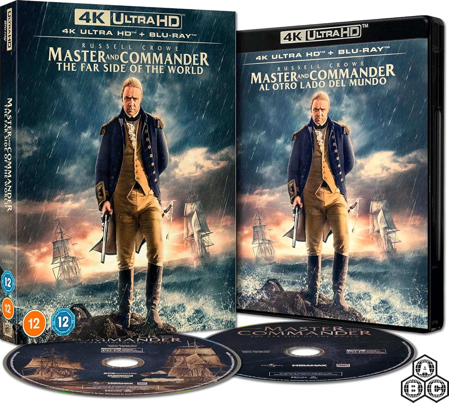 Master and Commander: The Far Side of the World 4K UHD + Blu-ray [Region Free] product cover