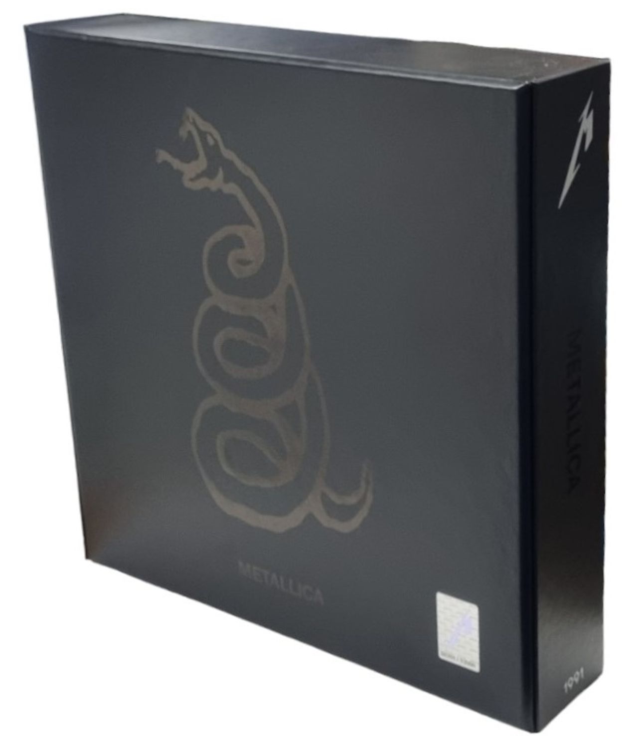 Metallica The Black Album (Vinyl Record) Deluxe 12" Album Box Set with CD and DVD product cover