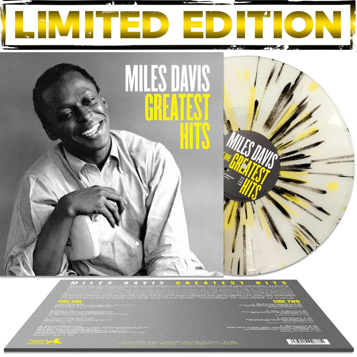 Miles Davis – Greatest Hits [Limited Edition Colored Splatter – White/Black/Yellow Vinyl][LP] product image 2
