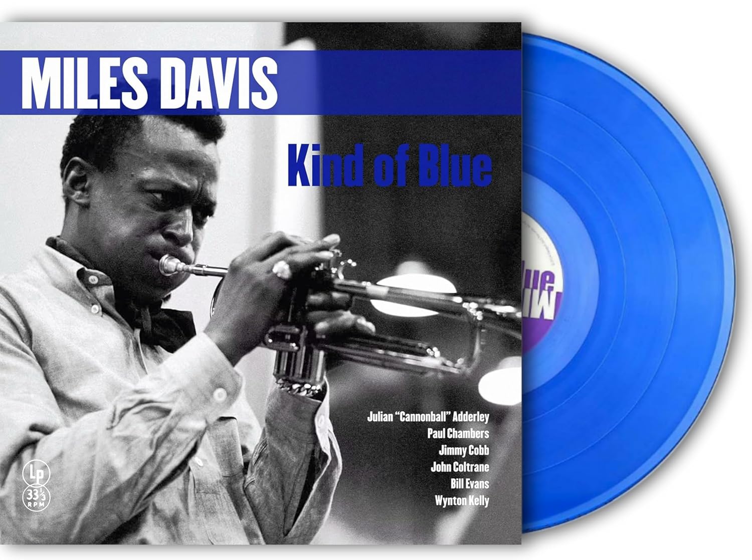 Miles Davis – Kind of Blue [Limited Edition Blue Vinyl] [LP Record] product cover