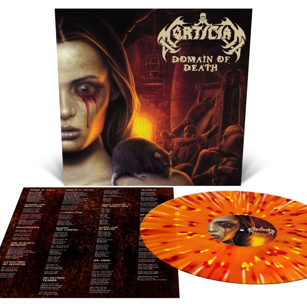 Mortician Domain Of Death (Colored Vinyl, Orange Krush)