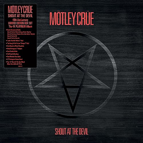 Motley Crue Shout At The Devil (40th Anniversary Box Set) (Colored Vinyl, Orange, Yellow, Red, White)