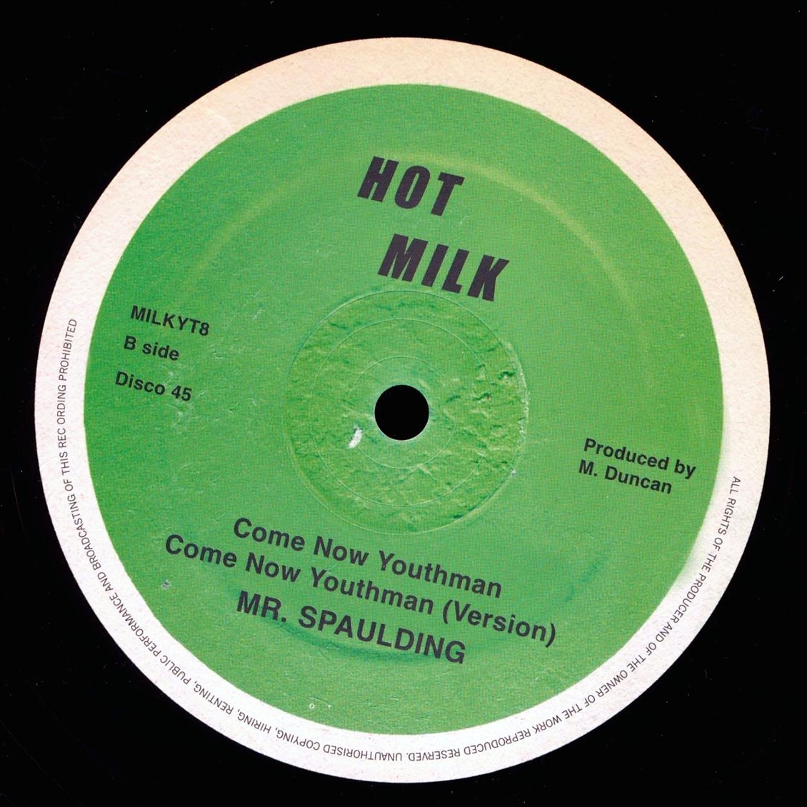 Mr. Spaulding - Skank In The Dance; Roots Radics - Version / Mr. Spaulding - Come Now Youthman; Roots Radics - Version…