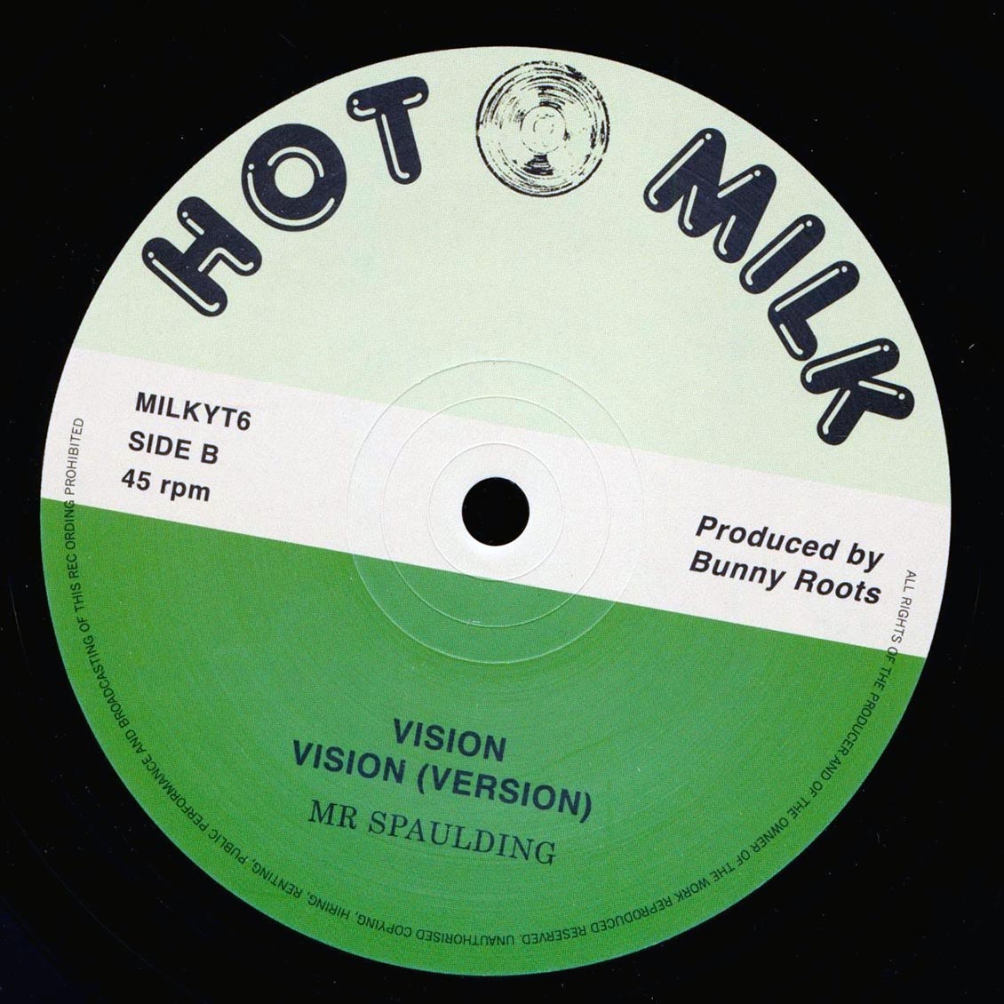 Mr. Spaulding - Sweet Lady; Roots Radics - Version / Mr. Spaulding - Vision; Roots Radics - Version product image 2