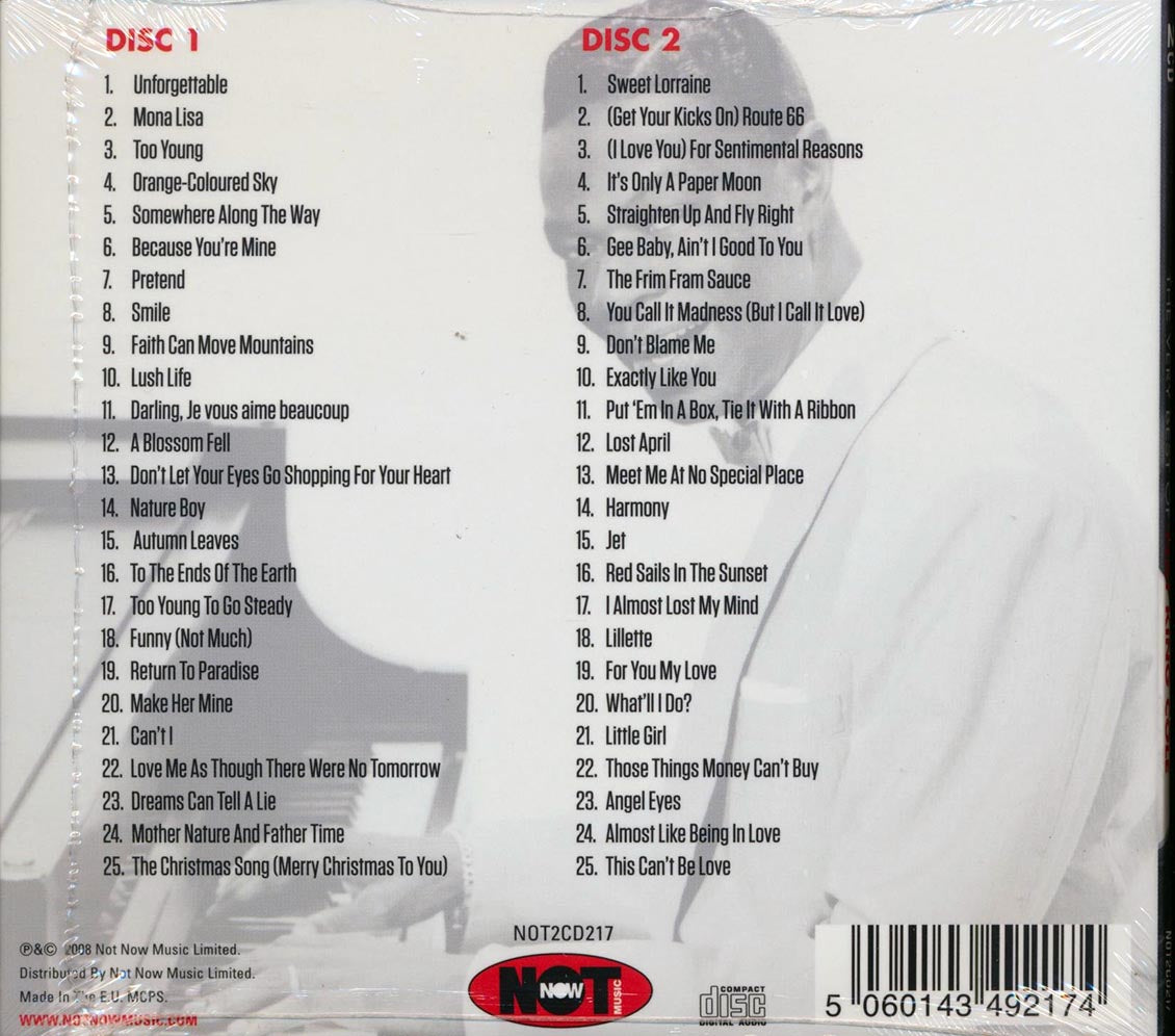 Nat King Cole - The Very Best Of Nat King Cole (50 tracks) (2xCD) product image 2