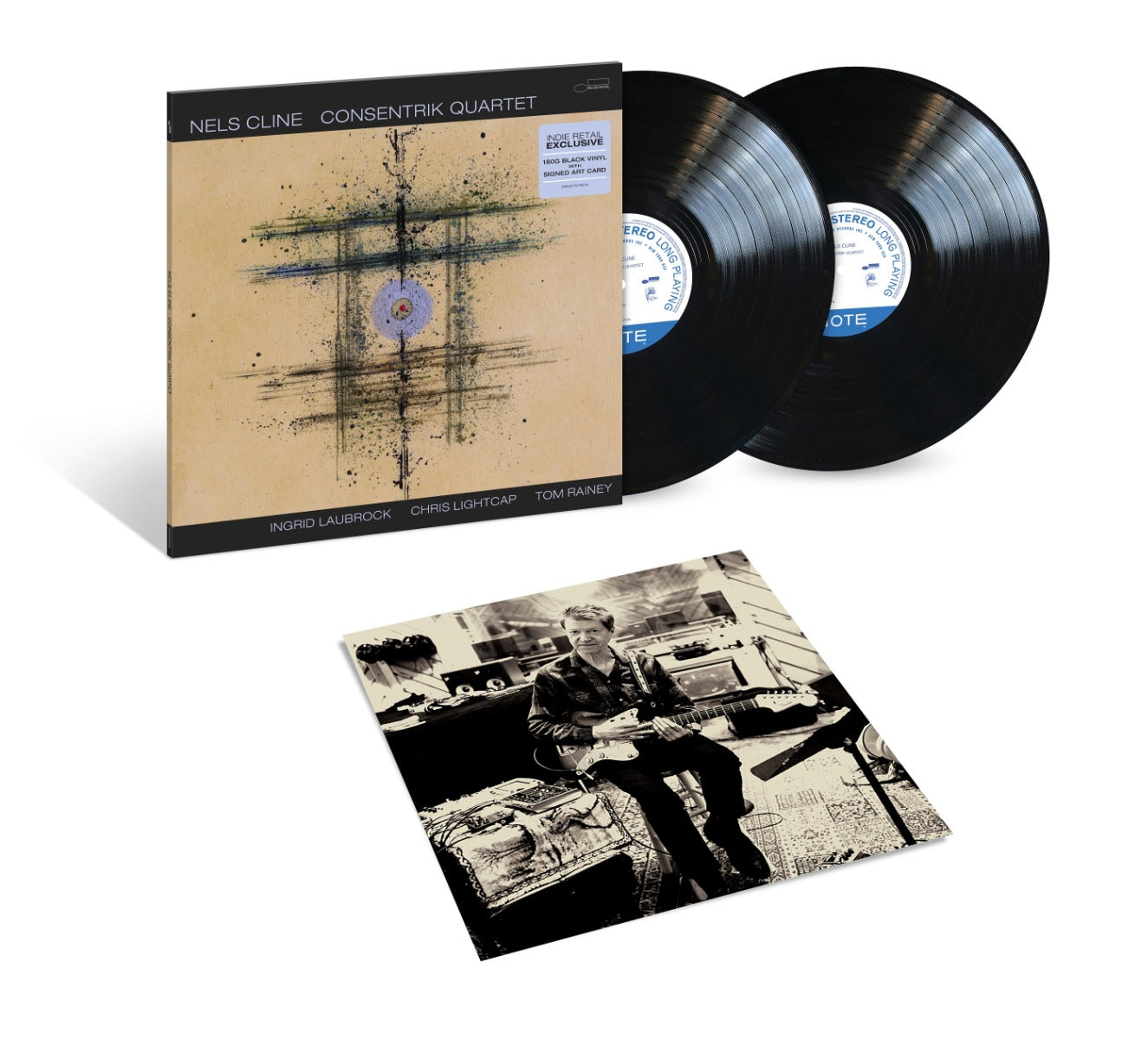 Nels Cline Consentrik Quartet (Indie Exclusive, Limited Edition, 180 Gram Vinyl, Autographed / Star Signed) (2 Lp's)