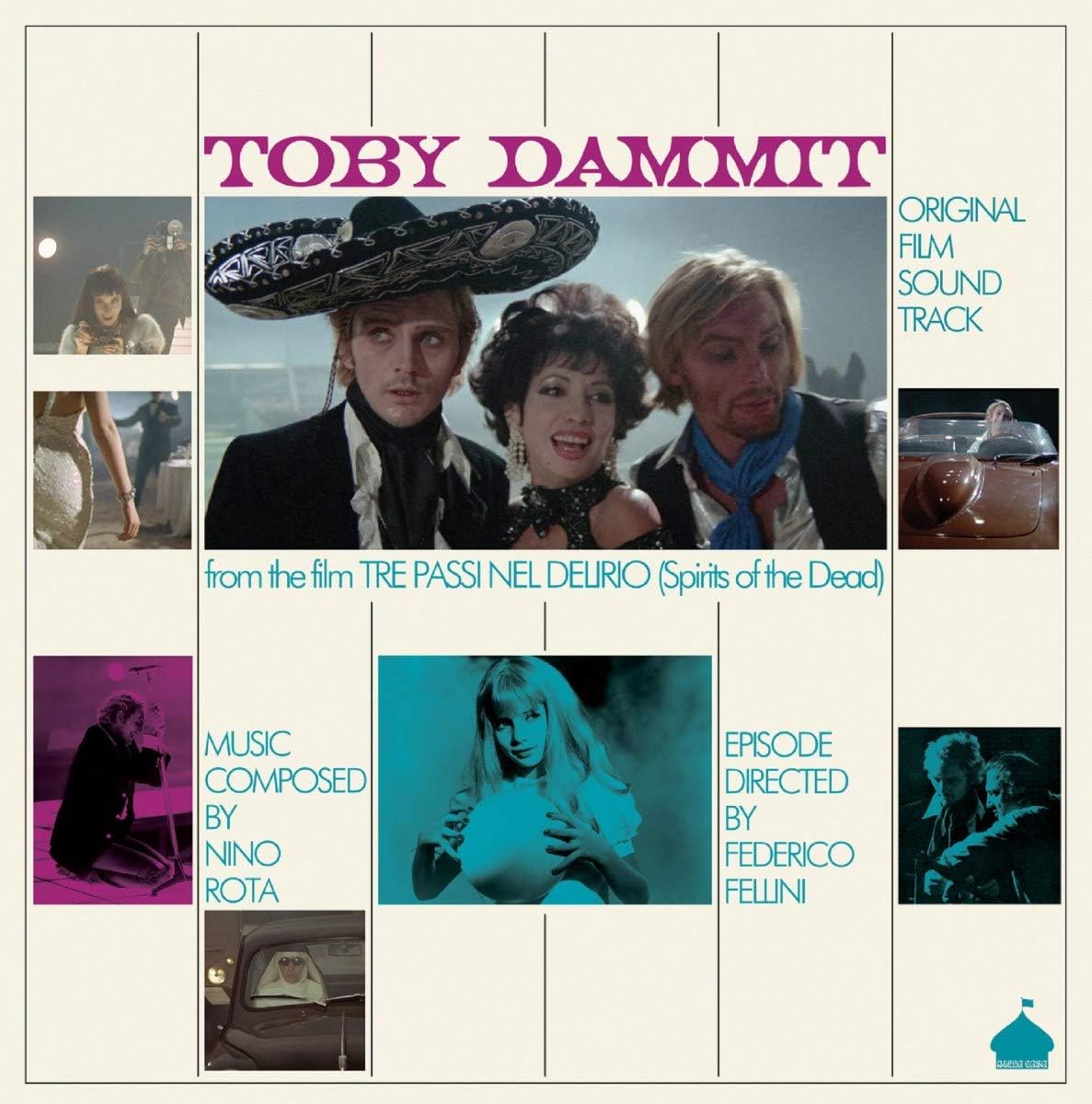 NINO ROTA / FEDERICO FELLINI: Toby Dammit - OST (Vinyl) NEW product cover
