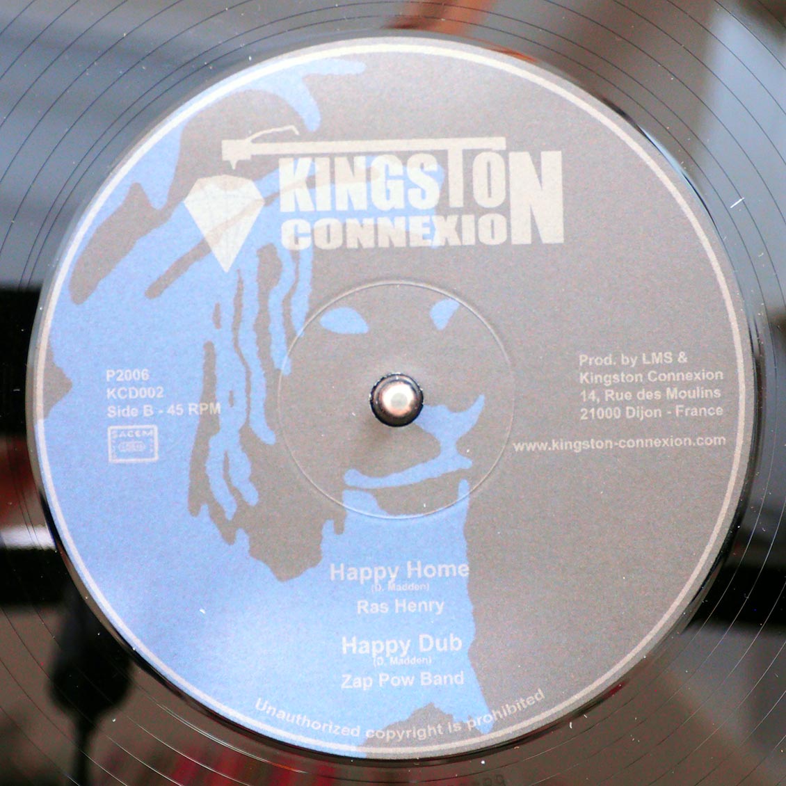 Pablo Paul - Don't Dope / Ras Henry - Happy Home; Zap Pow Band - Happy Dub product image 2