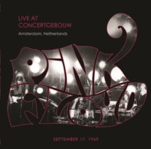 Pink Floyd Live At Concertgebouw: Amsterdam, Netherlands September 17th, 1969 [Import]