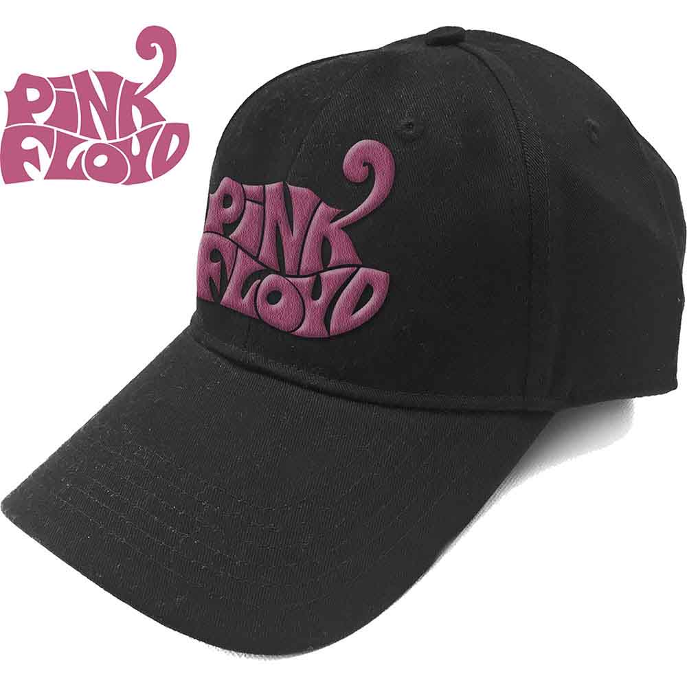 Pink Floyd Retro Swirl Logo Black