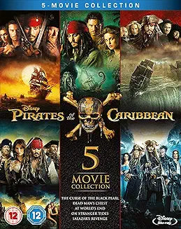 Pirates of the Caribbean - Complete Collection All 5 Movie Collection (Blu-ray) product cover