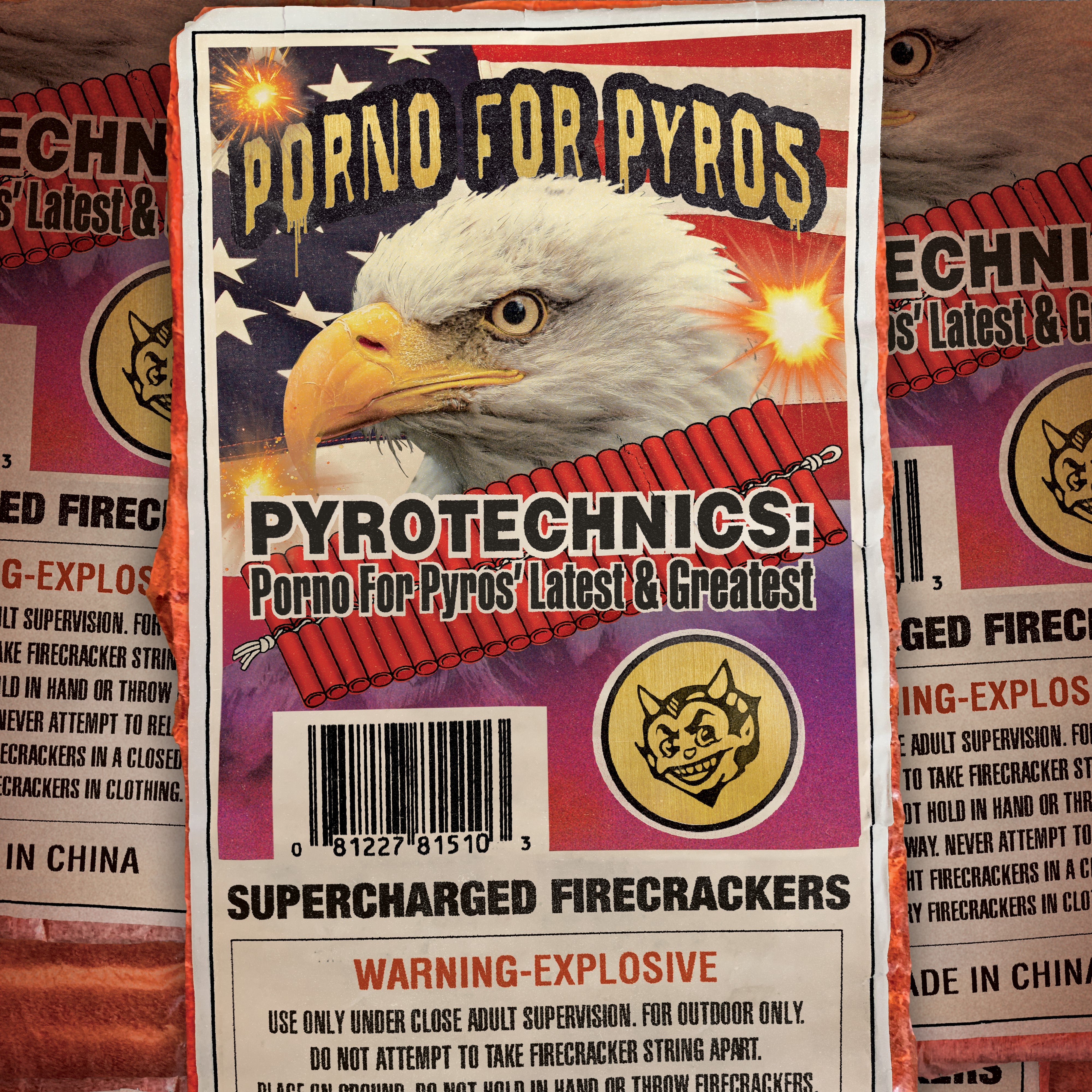 Porno For Pyros Pyrotechnics: Porno For Pyros' Latest & Greatest (Brick & Mortar Exclusive) (140 Gram Clear W/ Orange Splatter Colored Vinyl)