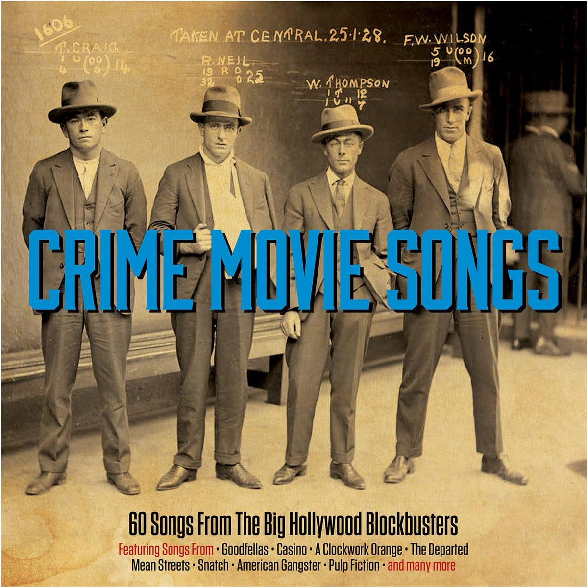 Ray Charles, Muddy Waters, Dave Brubeck, Dean Martin, Etc. - Crime Movie Songs (60 tracks) (3xCD) (deluxe 3-fold digipak) -…