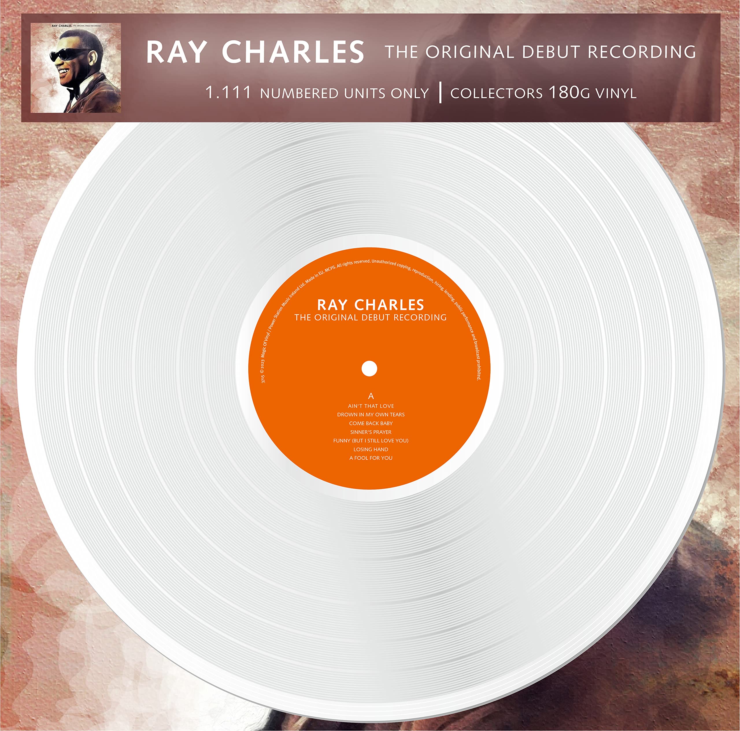 Ray Charles - Ray Charles (The Original Debut Recording) (White Vinyl) [VINYL] product cover