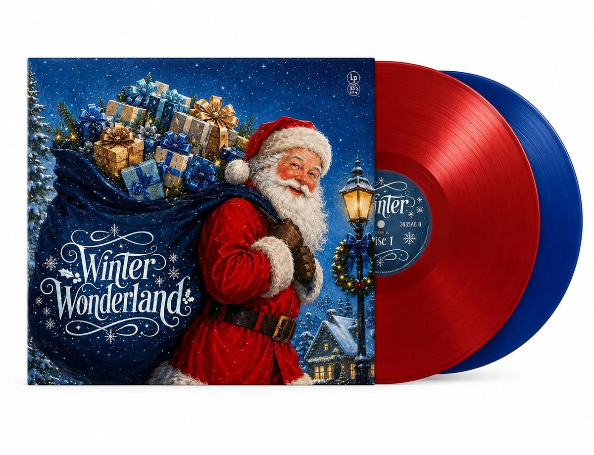 Various - Winter Wonderland - Greatest Christmas Hits 2LP Colored Red Blue Vinyl