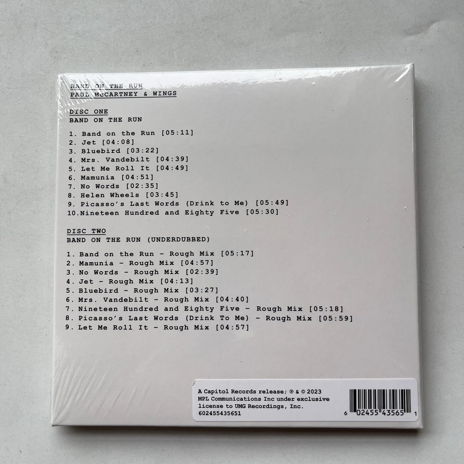 Paul McCartney & Wings - Band On The Run 2CD