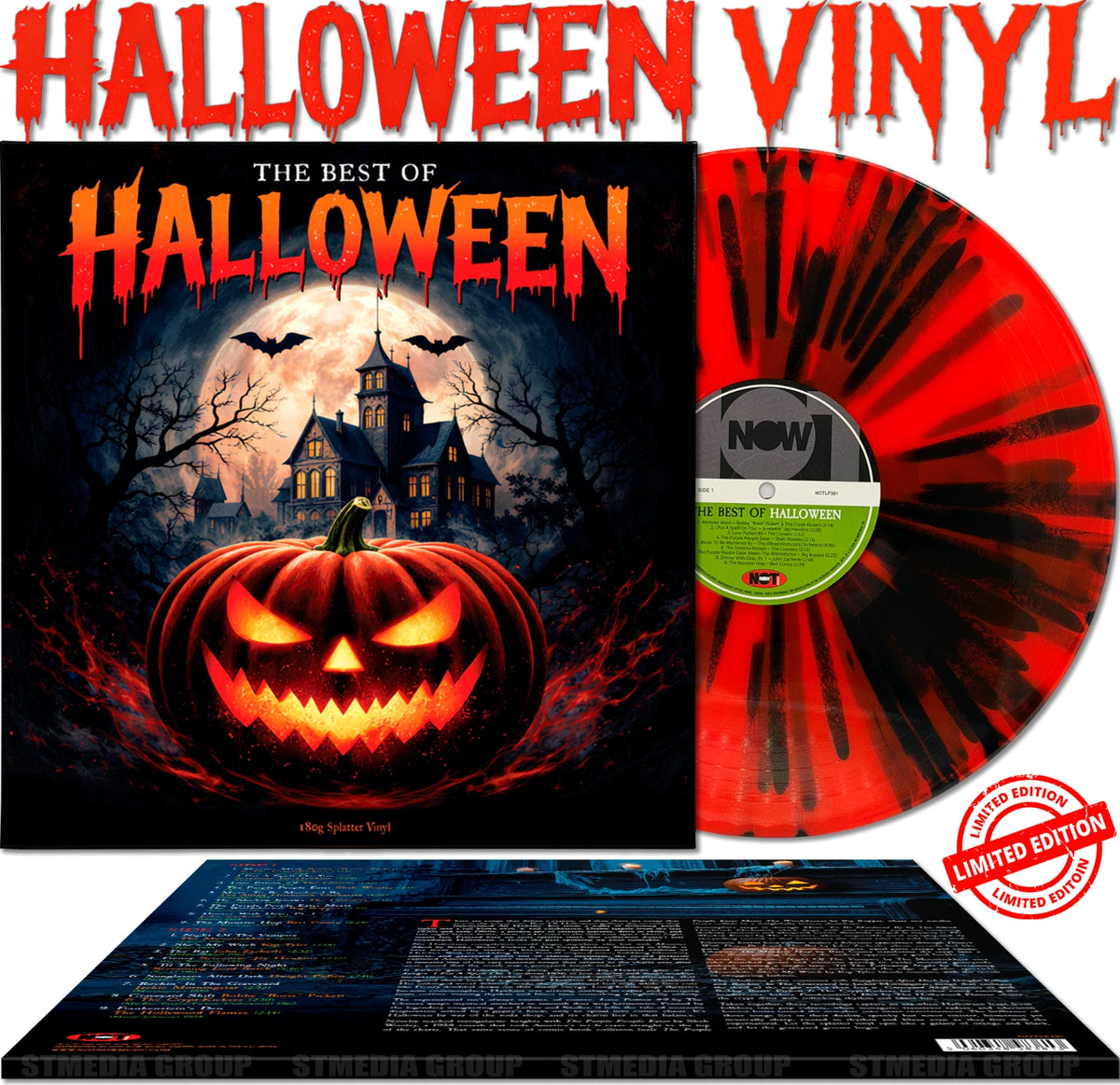 The Best Of Halloween: Greatest Party Hits - Limited Colored Splatter Vinyl [LP]