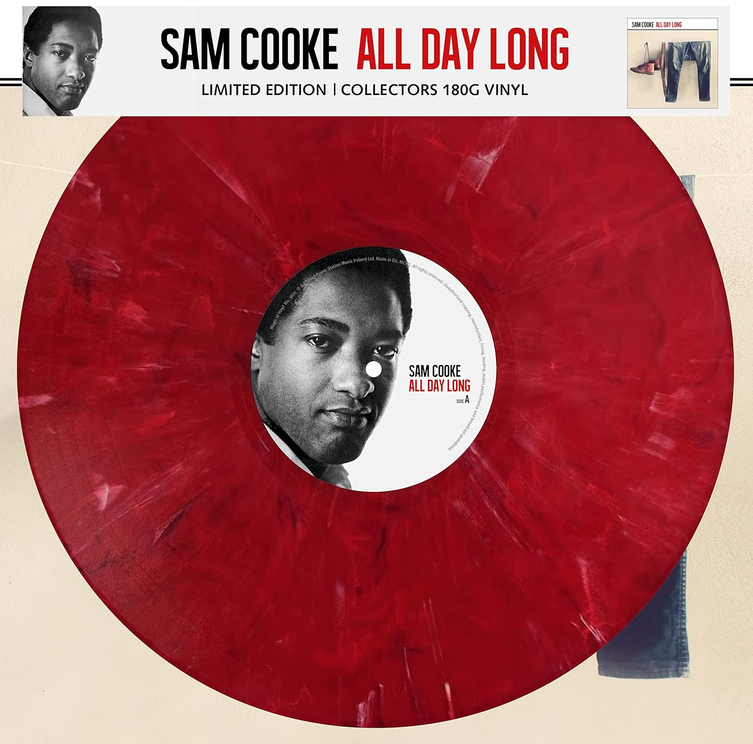 Sam Cooke All Day Long (Vinyl Record) 12" Album Coloured Vinyl (Limited Edition) product cover