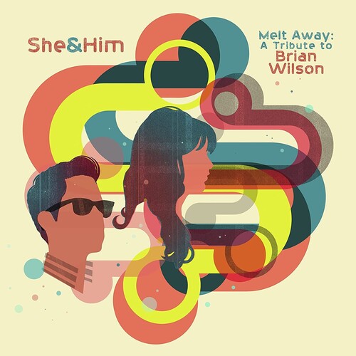 She & Him Melt Away: A Tribute To Brian Wilson (Limited Edition, Orange Marble Colored Vinyl)