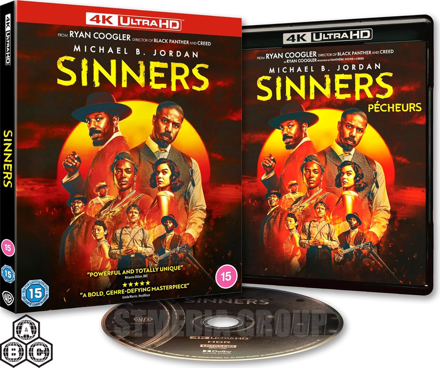 Sinners [2025] 4K UHD + Blu-ray [Region Free] (Bonus Features + Extra Scenes) product cover