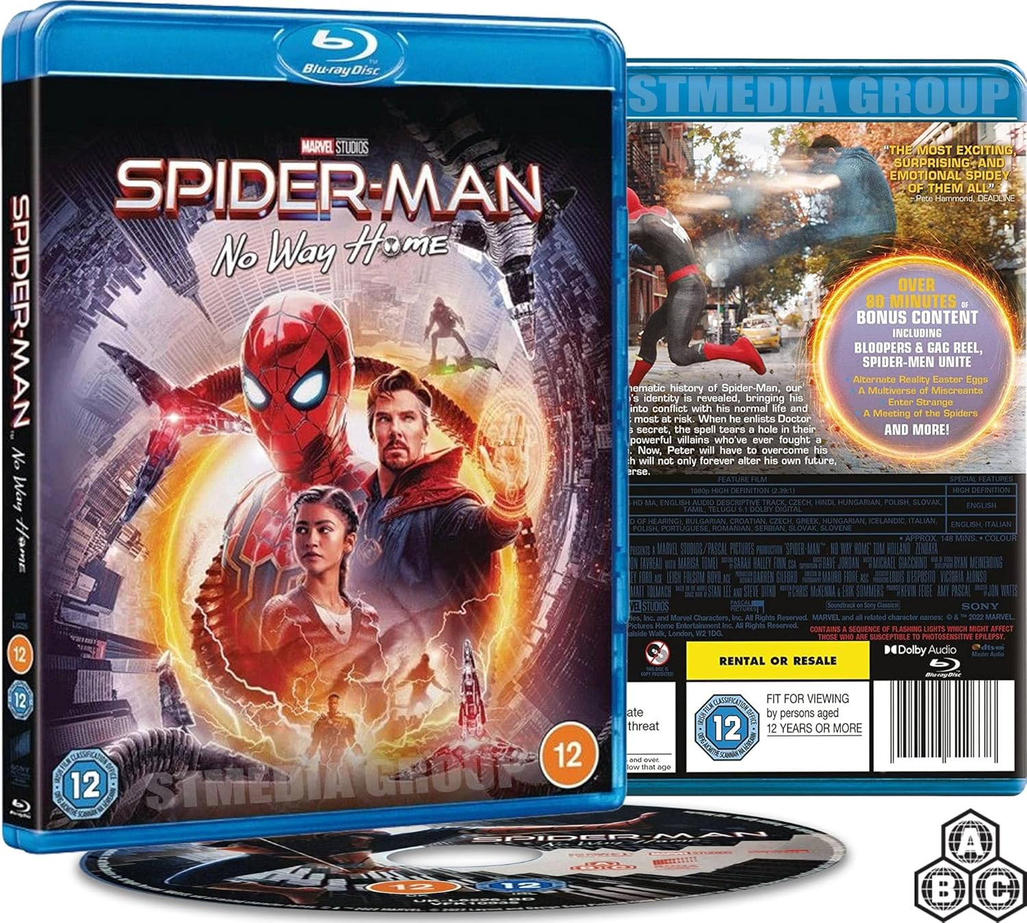 Spider-Man: No Way Home [Blu-ray] [Region Free] product cover