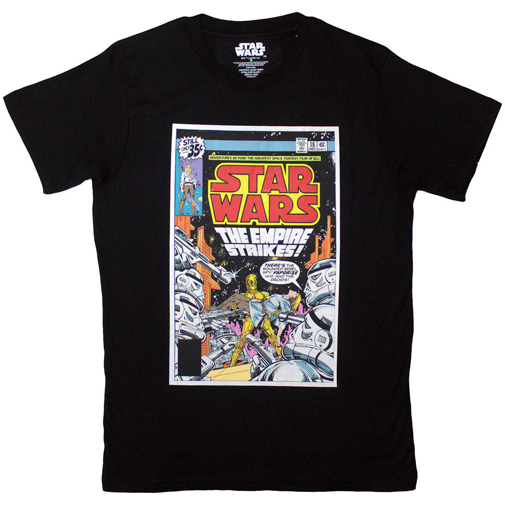 Star Wars The Empire Strikes Comic Cover Black