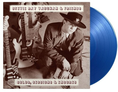 Stevie Ray Vaughan & Friends Solos, Sessions & Encores (Limited Edition, 180 Gram Vinyl, Colored Vinyl, Translucent Blue) [Import] (2 Lp's)