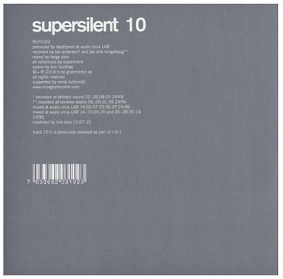 SUPERSILENT 10
