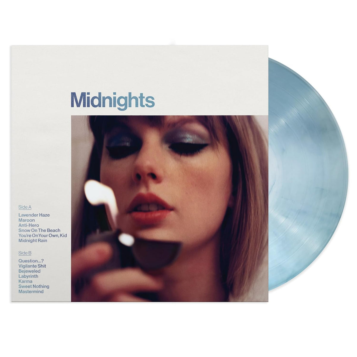 Taylor Swift - Midnights LP 12" Vinyl Record - Moonstone Blue Edition product cover