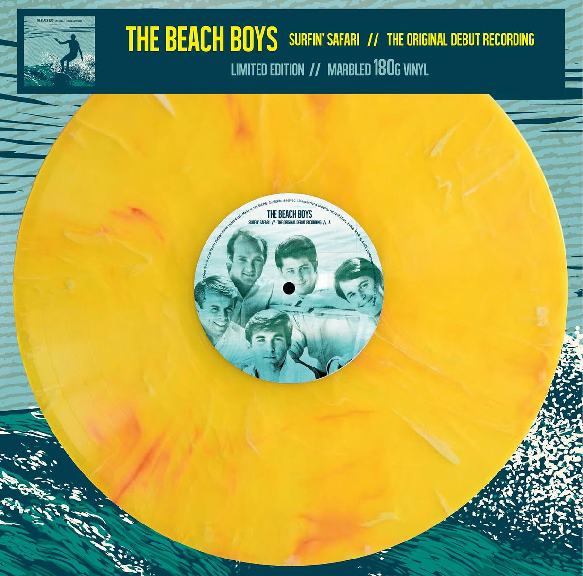 The Beach Boys Surfin' Safari (Vinyl Record) 12" Album Coloured Vinyl product cover