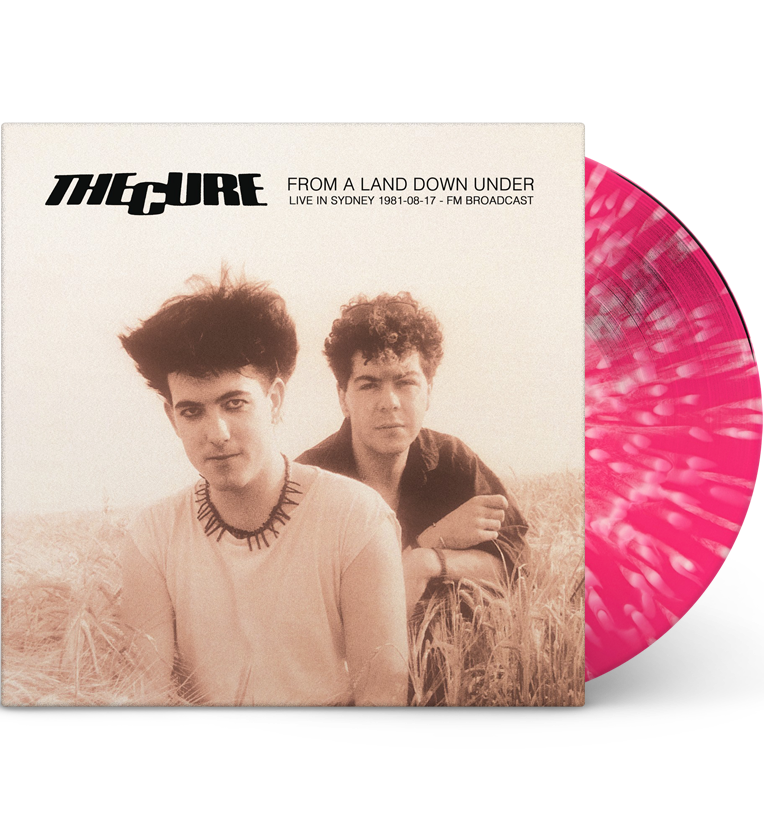 The Cure - From a Land Down Under Live 1981 [Splatter Vinyl ][Limited Colored Vinyl] product cover
