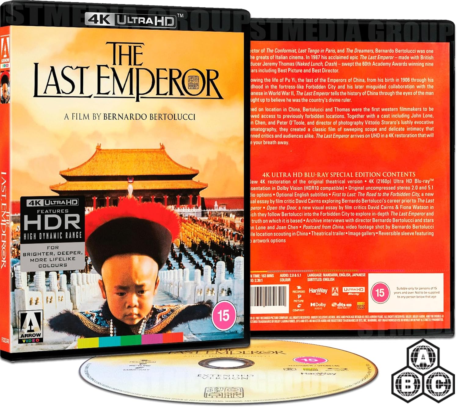 The Last Emperor (Reversible cover) [4K Ultra HD] [Region Free] product cover