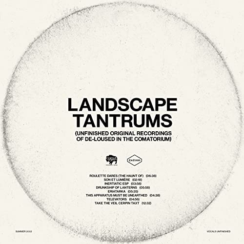 The Mars Volta Landscape Tantrums - Unfinished Original Recordings Of De-Loused In The Comatorium (Black Vinyl)