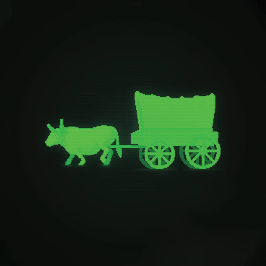 The Oregon Trail Soundtrack - Music From the Gameloft Game - Nicolas Dube - Transparent Green Vinyl LP product cover