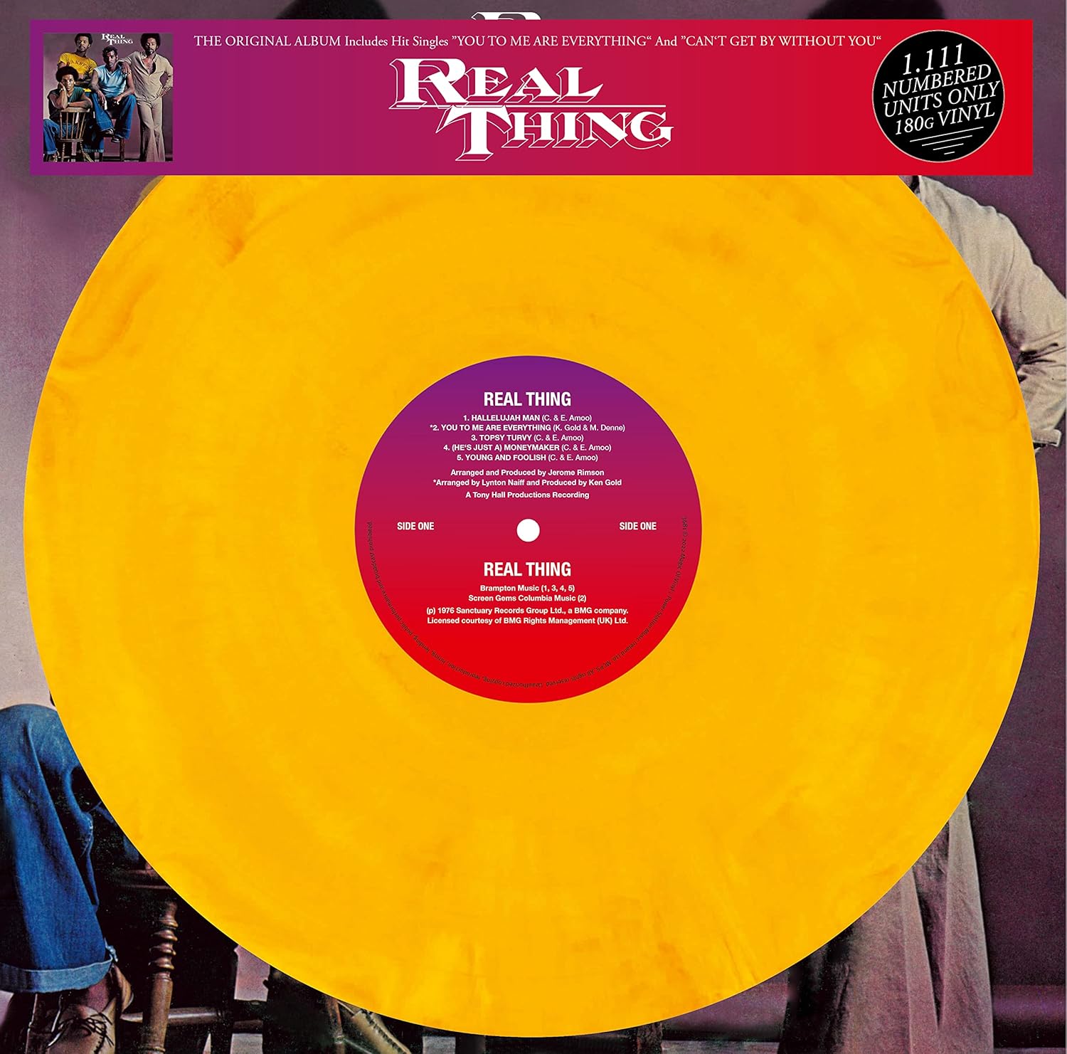The Real Thing The Real Thing (Vinyl Record) 12" Album Coloured Vinyl product cover
