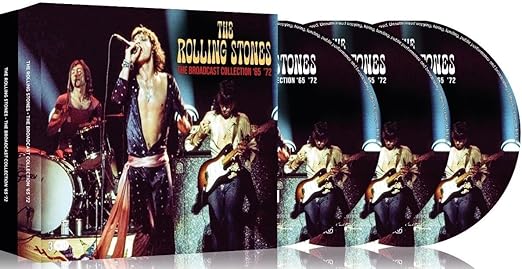 The Rolling Stones Broadcast Collection 65–72 box set with case and three CDs