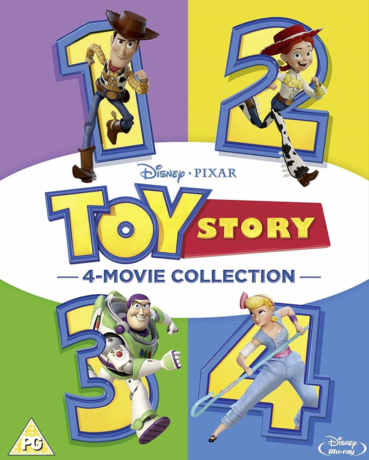The Walt Disney Toy Story 4-Movie Collection (Blu-ray) product cover