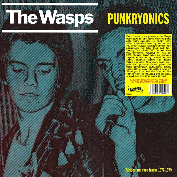 THE WASPS Punkryonics: Singles & Rare Tracks 1977-1979 (Blue Vinyl)